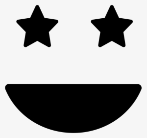 Smiling Happy Emoticon Square Face With Eyes Like Stars - You Hurt Your Girlfriend, HD Png Download, Transparent PNG
