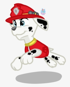 Clip Art Image Outline Paw Patrol - Marshall Paw Patrol Png ...