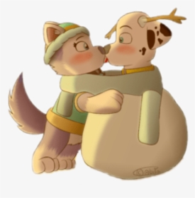 #marshall #everest #pawpatrol - Marshall And Everest Love, HD Png Download, Transparent PNG