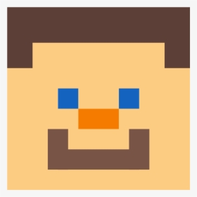 Drawn Minecraft Icon - Minecraft Steve Svg, HD Png Download, Transparent PNG