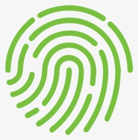 Verification Mode Icon Fingerprint - Circle, HD Png Download, Transparent PNG