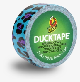 Duck Tape , Blue Leopard - Duct Tape, HD Png Download, Transparent PNG