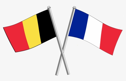 France Friendship Flag Flags Crossbred Belgium - France And Belgium Flags, HD Png Download, Transparent PNG