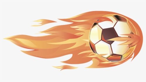Fire Football Hq Image Free Png Clipart - Football On Fire Clipart, Transparent Png, Transparent PNG