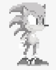 Sonic The Hedgehog Black And White, HD Png Download, Transparent PNG