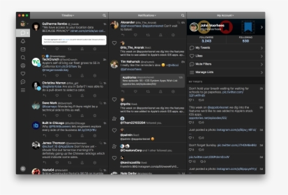 Tweetbot Mac, HD Png Download, Transparent PNG