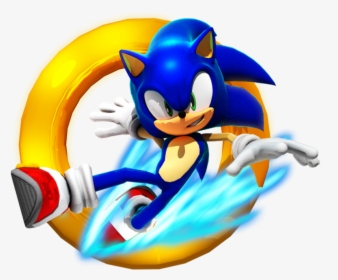 Sonic Recreation Wallpaper Jump Computer Adventure - Sonic Dash Png, Transparent Png, Transparent PNG