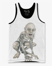 Inked - Gollum - Lord Of The Rings Tatyoo, HD Png Download, Transparent PNG