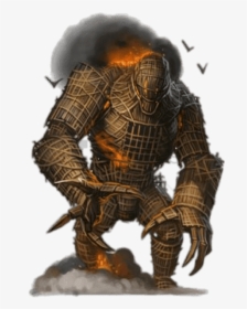 Burning Wicker Man Pathfinder Png Image With Transparent - Wickerman Pathfinder, Png Download, Transparent PNG
