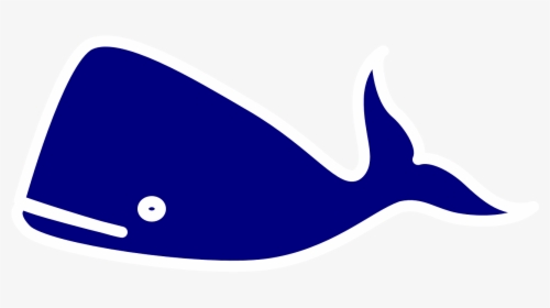 Simple Blue Whale Clip Art, HD Png Download, Transparent PNG