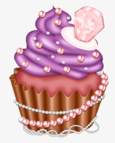 Cakes, Tubes - Cupcake, HD Png Download, Transparent PNG