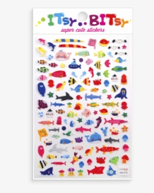 Itsy Bitsy Stickers Sea Life, HD Png Download, Transparent PNG