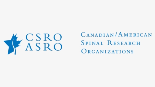 Csro/asro - Canadian Spinal Research Organization, HD Png Download, Transparent PNG