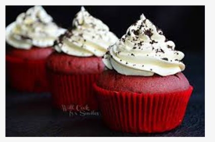 Red Velvet Cupcake - Red Velvet Cupcakes With Oreo, HD Png Download, Transparent PNG