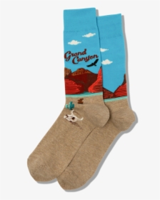 Men S Grand Canyon Crew Socks   Class Slick Lazy Image - Sock, HD Png Download, Transparent PNG