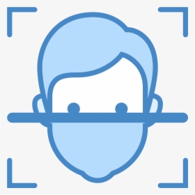 Facial Recognition Icon - Transparent Face Recognition Icon, HD Png Download, Transparent PNG