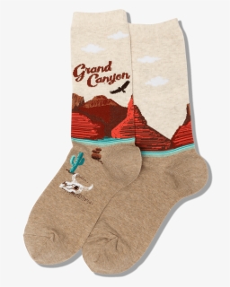 Women S Grand Canyon Crew Socks   Class Slick Lazy - Sock, HD Png Download, Transparent PNG