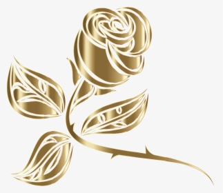 Stylized Rose Extended 9 Minus Background Clip Arts - Rose Vector Logo Png, Transparent Png, Transparent PNG