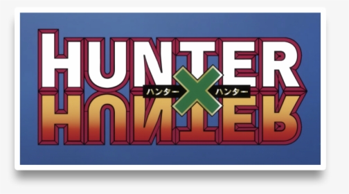 Hunter X Hunter Sticker Logo Vinyl Hunter Hunter Hd Png Download Transparent Png Image Pngitem