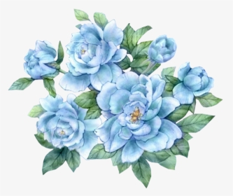 Transparent Background Blue Flower Png, Png Download, Transparent PNG