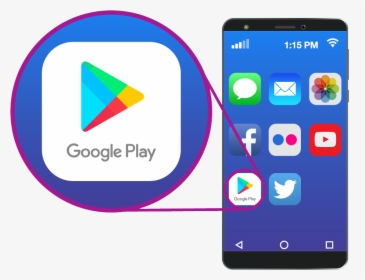 The Icon For The Google Play Store - Smartphone, HD Png Download, Transparent PNG