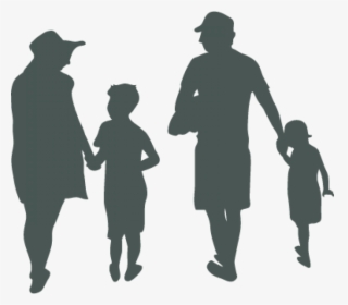 Silhouette Photography Family - Silhouette, HD Png Download, Transparent PNG