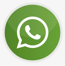 Whatsapp Icon Png Round, Transparent Png, Transparent PNG