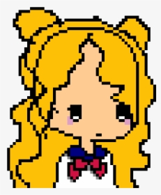Me As A Yandere If I Also Had Blonde Hair Clipart , - Pixel Art Base Character, HD Png Download, Transparent PNG