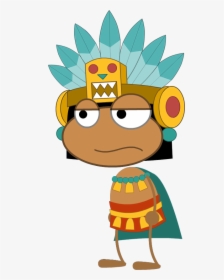 Transparent Cartoon Aztec King - Aztec King, HD Png Download, Transparent PNG