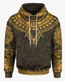 Hoodie S / Yellow The Eagle Warrior Unisex Hoodie Mayans - Aztec Eagle Warrior Hoodie, HD Png Download, Transparent PNG