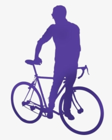 Biker Guy Png Transparent Images - Hybrid Bicycle, Png Download, Transparent PNG
