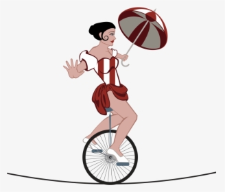 Ride A Unicycle Clip Art, HD Png Download, Transparent PNG
