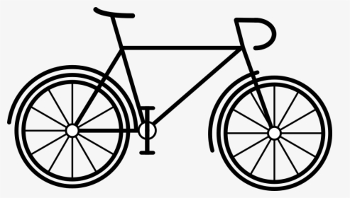 Bicycle Line Art - Rohloff Hub Bike Silver, HD Png Download, Transparent PNG
