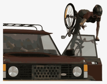 Bicyclist Is Car Doored Which Is Very Dangerous For - Bicycle Dooring, HD Png Download, Transparent PNG
