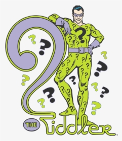 Riddler And Logo Green By Batman, HD Png Download, Transparent PNG