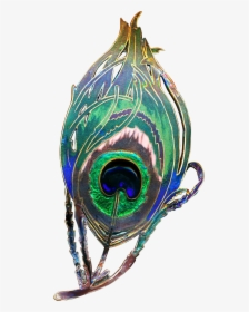 Brooch Stunning Piel Freres Art Nouveau Enamel On Brass - Art Nouveau Peacock Eye, HD Png Download, Transparent PNG