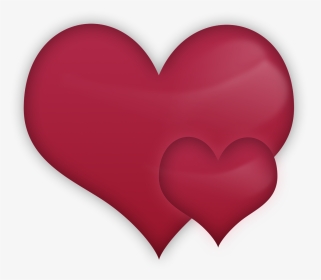 Red Heart, A Pair Of Hearts, Love, Amorousness - Heart, HD Png Download, Transparent PNG