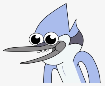 Mordecai Looking Excited-ydb538 - Morticia From Regular Show, HD Png Download, Transparent PNG