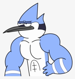 Mordecai And Rigby Muscle, HD Png Download, Transparent PNG