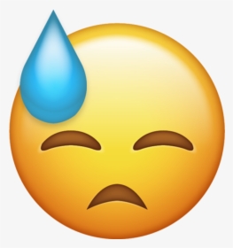 Sweat Emoji Png - Transparent Sweat Emoji Png, Png Download, Transparent PNG