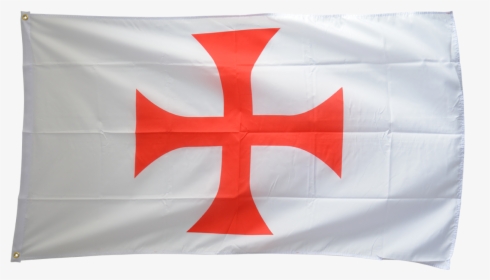 Templar Cross Flag - Drapeau Croix, HD Png Download, Transparent PNG