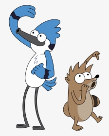 Welcome To The Barney Bunch Wiki - Mad Mordecai And Rigby, HD Png Download, Transparent PNG