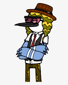 I Made This High-res Picture Of Cool Mordecai While - Cool Mordecai And Rigby, HD Png Download, Transparent PNG