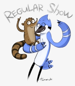 Mordecai And Rigby From Regular Show - Mordecai And Rigby Clipart, HD Png Download, Transparent PNG