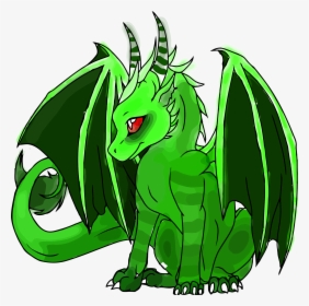 Transparent Dragon Clipart Png - Cute Green Baby Dragon, Png Download, Transparent PNG