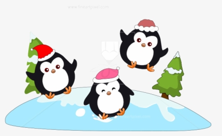 Penguin Penguins-clip Art Free Vectors Illustrations - Cartoon, HD Png Download, Transparent PNG
