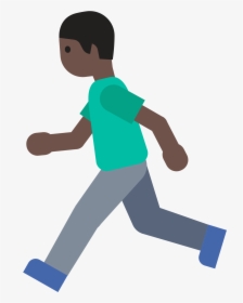 Boy Running Emoji , Png Download - Man Running Pixel Art, Transparent Png, Transparent PNG