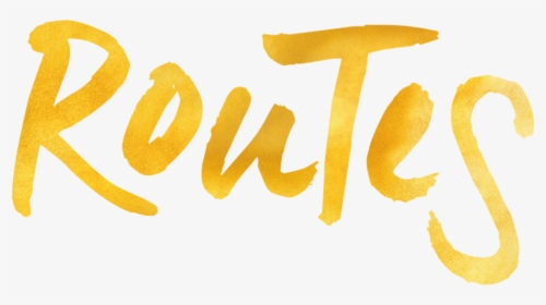 Routes Logo - Calligraphy, HD Png Download, Transparent PNG
