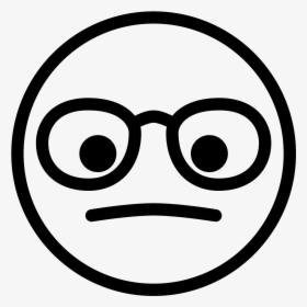 Round Glasses Emoji Icon - Portable Network Graphics, HD Png Download, Transparent PNG