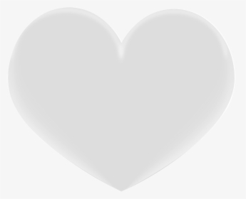 Instagram Like White Png - White Heart Emoji, Transparent Png, Transparent PNG